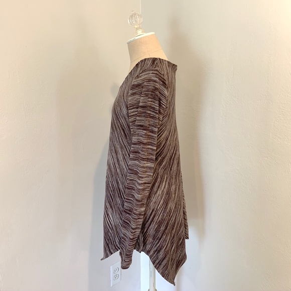 NWOT Knox Rose Heather Brown Swing Sweater - Picture 2 of 5